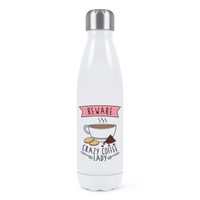 Beware VerrüCkte Kaffee Damen Doppelwand Wasserflasche Mutter Muttertag Lustig