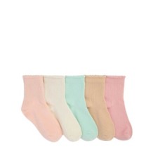 Journey's Scallop Quarter Socks 5 Pack - Little Kid - Multicolor - One size