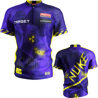 Target Darts Cool Play Playing Shirt Luke Littler The Nuke Matchshirt Dart Shirt