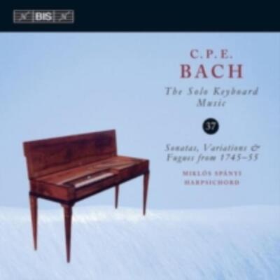 C.P.E. BACH/SPANYI: SOLO KEYBOARD MUSIC 37 - CD