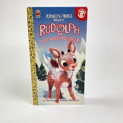 Rudolph The Red Nosed Reindeer Rankin Bass VHS Movie Christmas
