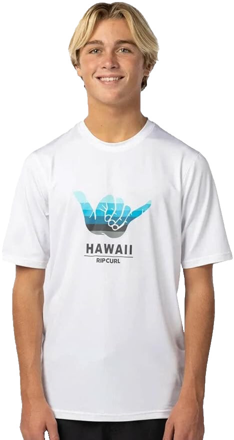 Мужская рубашка Rip Curl Shaka Surf белая XL 6990₽