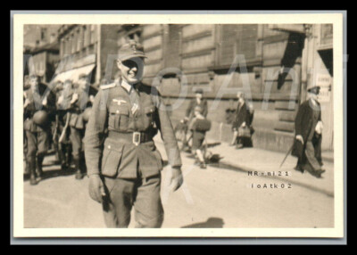Foto, WK2, 2./Pi.Btl.36, Offz. Helmut Mahr, Kaserslautern 1943 b; L89L XT