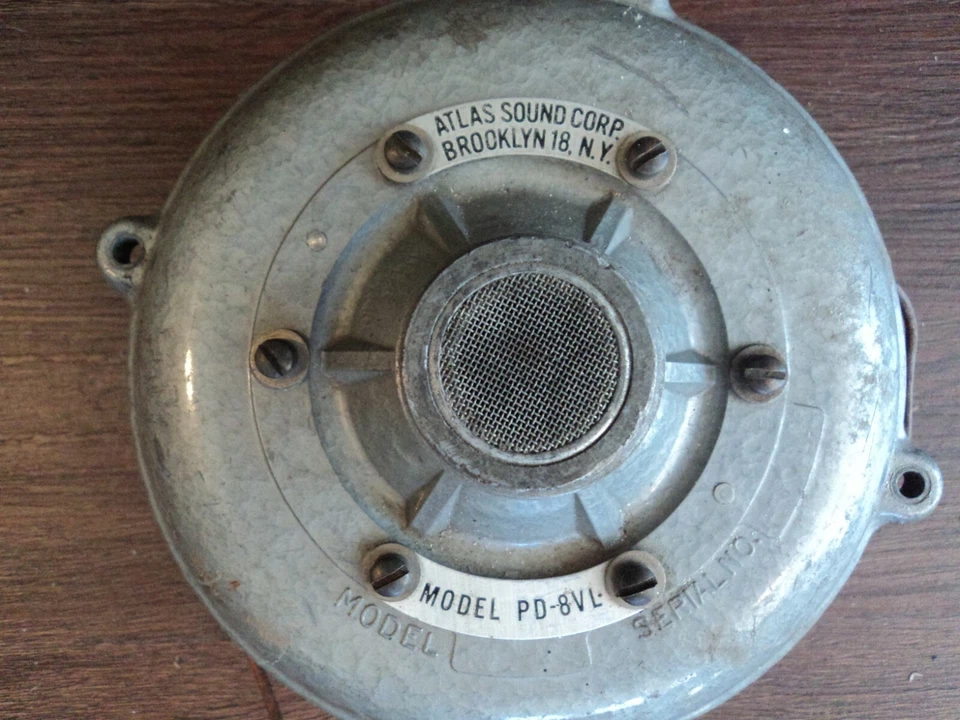 ATLAS SOUND PD-8VL HORN DRIVER 16 OHM TESTED WORKING WELL - Image 2 of 3