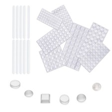 Clear Bumper Stops  Self-Adhesive Rubber Feet for Door Buffer Pads