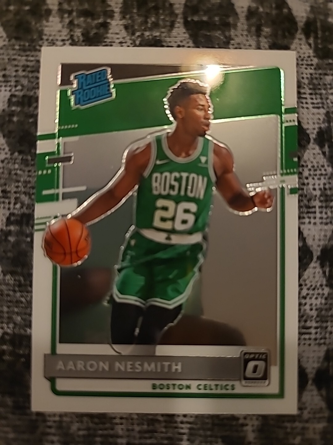 AARON NESMITH RATED ROOKIE CARD 2020 OPTIC #164 Boston Celtics Basketball Card