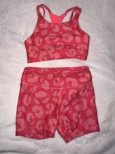 DSG Girls XS Pink Leopard Set