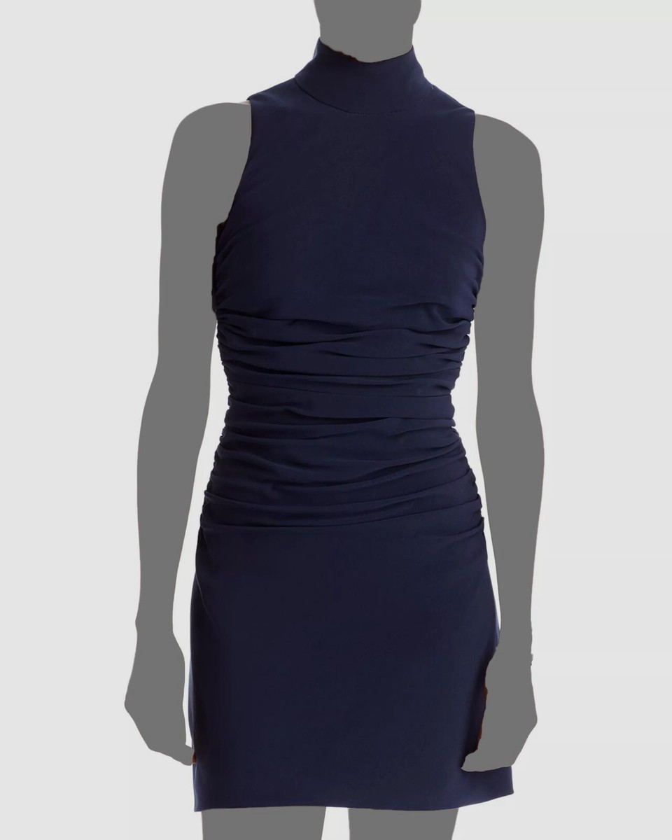 cinq a sept ruched dress Cinq a Sept Julieta Sweetheart Ruched Slit Midi Dress
