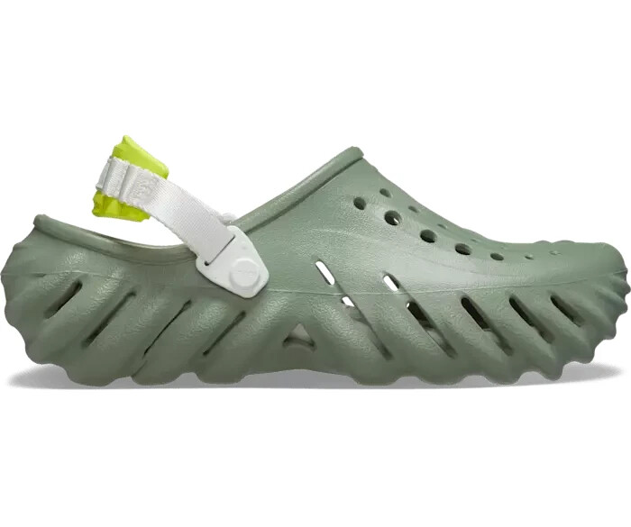 New Crocs Echo Clogs Shoes Slides Mens Size 10 Moss Green 