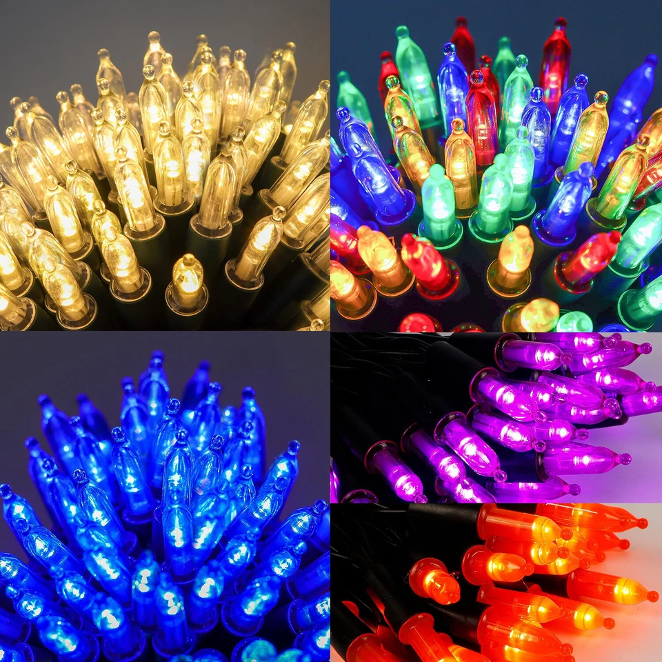 50/100LED Battery Mini String Light 8 Modes with Timer Outdoor Lights Waterproof - Image 3 of 4