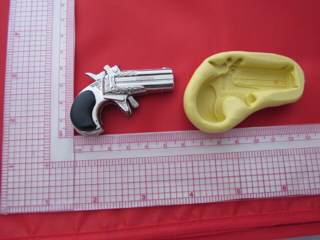 Pistol Gun Silicone Push Mold Food Safe Cake Decoration Candy