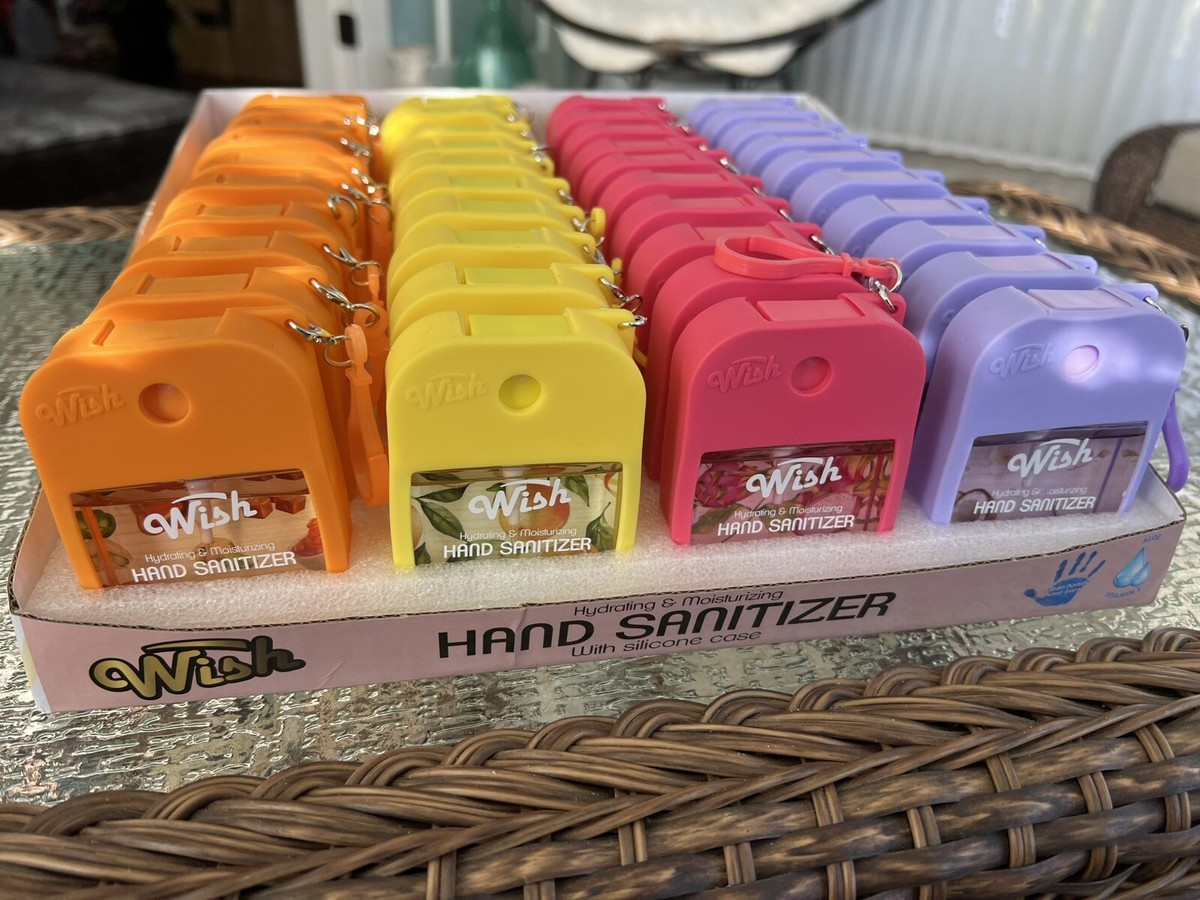 Palm Sized Wish Advanced Spraying Hand Sanitizer 1.5oz With Case