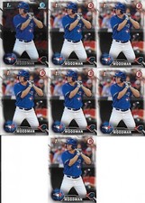 2016 Bowman Draft J.B. Woodman (7 card lot) - Toronto Blue Jays