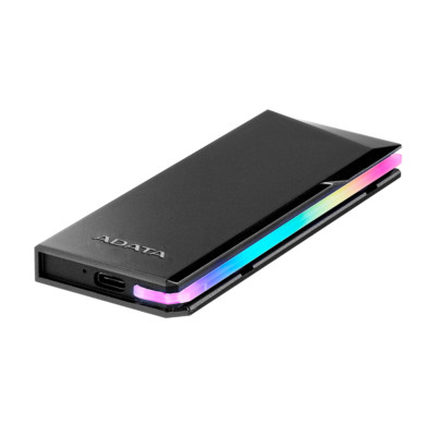 NEW A-DATA EC700G External Storage Box SSD M.2/PCIe SATA RGB lighting USB 3.2 