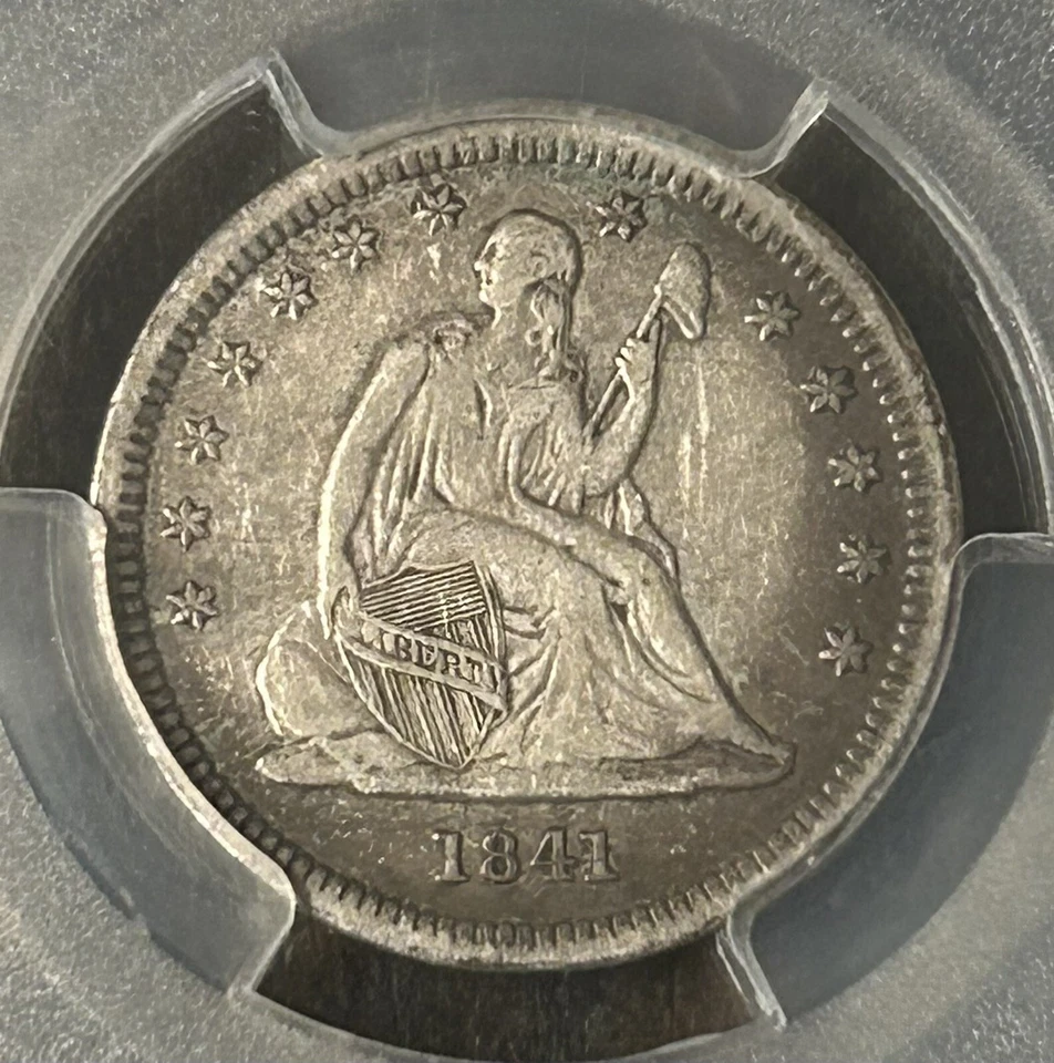 1841-O 25C Liberty Seated Quarter PCGS VF30 - Free Shipping - Image 4 of 4