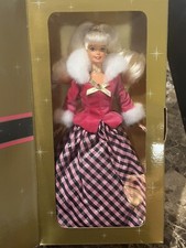 New Mattel 1996 Winter Rhapsody Barbie Doll Avon 16353 NIB