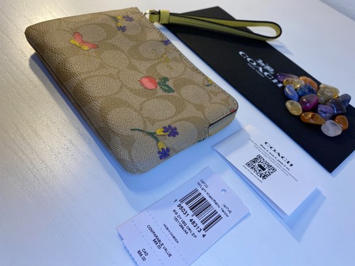 Nueva con etiquetas Coach Signature Correa de Lona Vegetal Cuero Caqui: Cremallera Esquina C8722 - Imagen 4 de 9