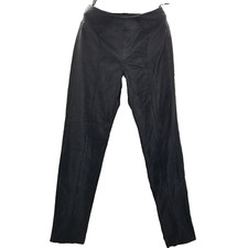 Vintage Verducci Genuine Leather Womans High Waist Pants Size 10