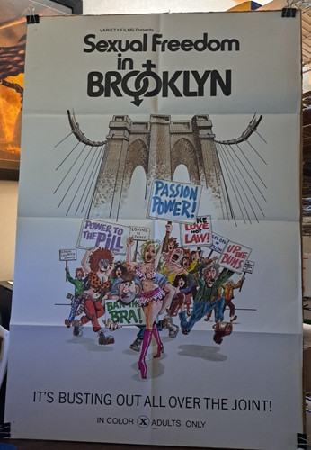 Sexual Freedom In Brooklyn 1975 OS Movie Poster Neil Flanagan