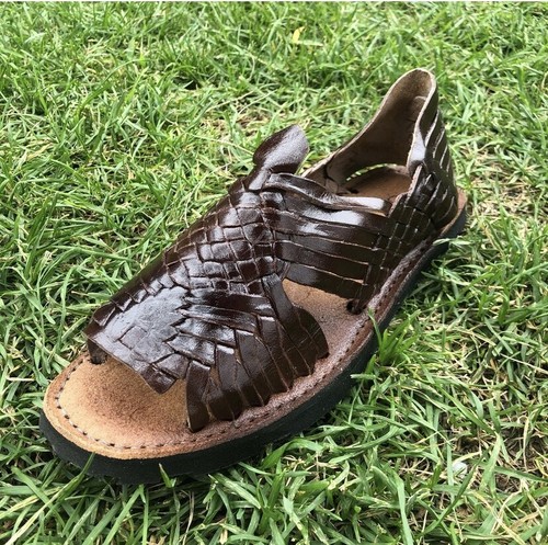 ZZMens Mexican HUARACHE Sandals Huaraches Mexicanos Pachuco Hecho en Mexico  Cafe | eBay
