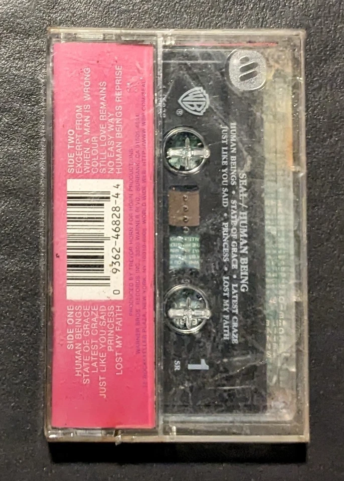SEAL HUMAN BEING Cassette Tape 1998 Electronic Synth-Pop Rare - New & Sealed - Image 4 of 4