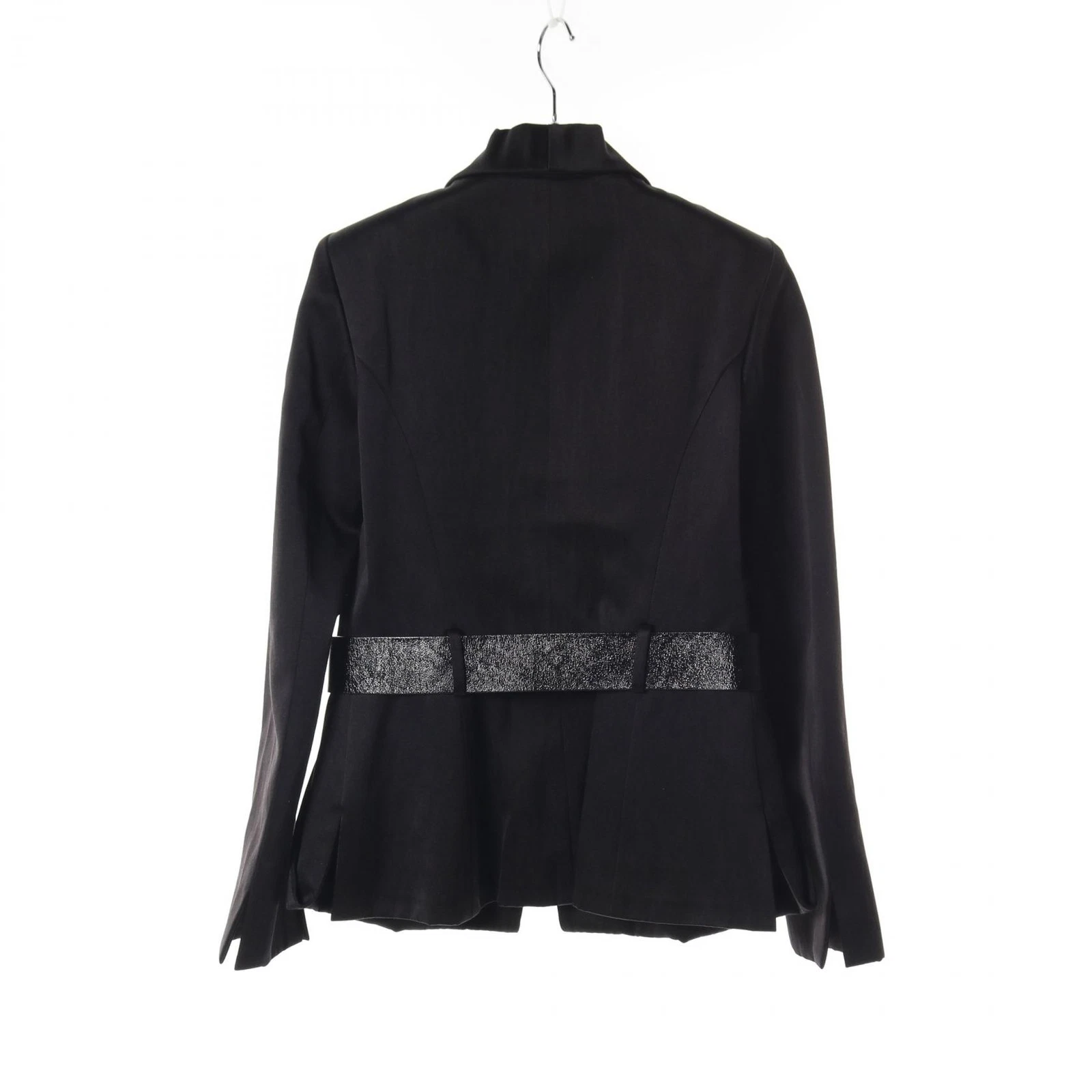 CHANEL #36 giacche cintura P61937V30854 seta cotone nero
