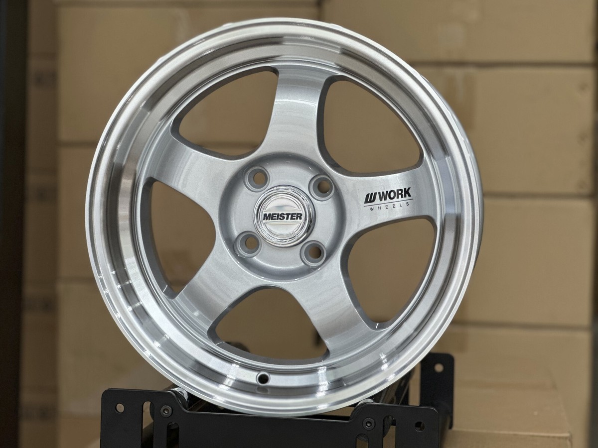 New 15x7 JS Work Meister S1 (4 Wheel) 4x100 fit HONDA TOYOTA KIA