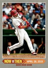 2019 Topps Heritage Now and Then Carter Kieboom Washington Nationals #NT-14