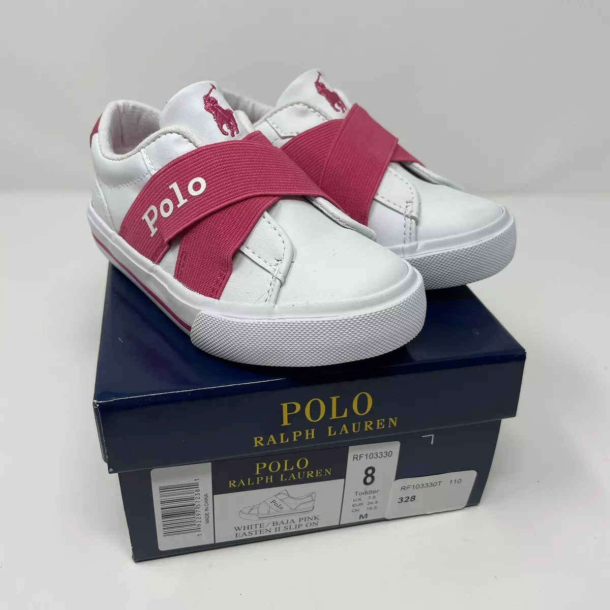 Polo clearance pink sneakers
