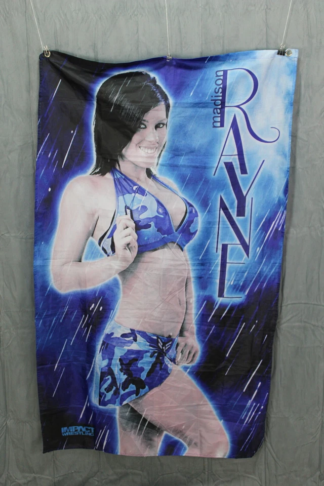 Bandera de lucha libre de impacto TNA - División Madison Rayne Knockouts - Bandera de una cara Foto 4 de 4