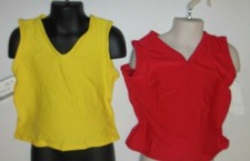 Cheer Vest Multiple colors Matte Spandex child ladies pullover cheerleading