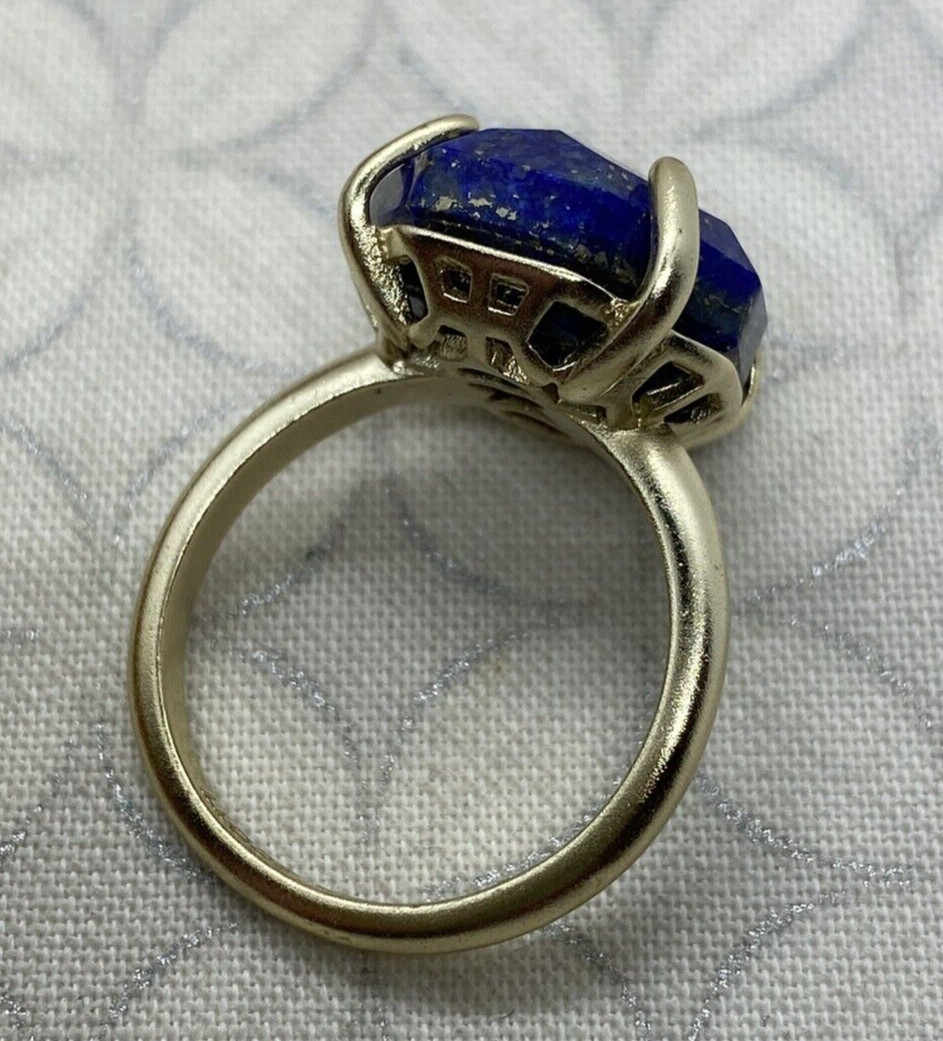 Kendra Scott Ryan Statement Cocktail Ring Gold to… - image 4