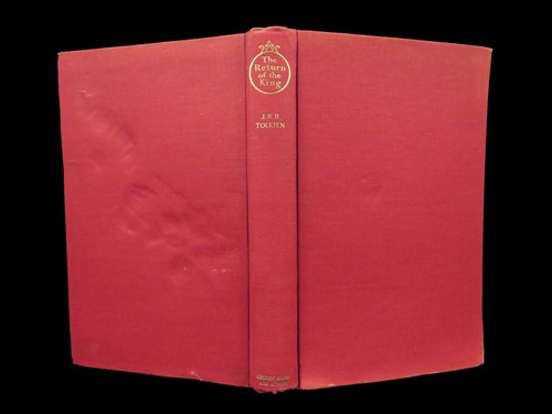 1955 Return of the King 1st ed JRR Tolkien Lord of the Rings Huge MAP Fantasy - 第 11/24 張圖片