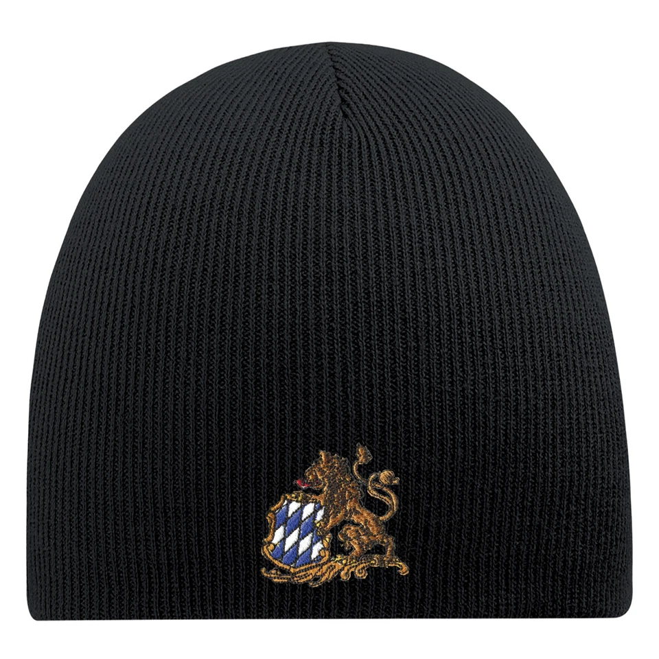 FAN-OMENAL Beanie Mütze BAYERNRAUTE WAPPEN 54809 schwarz