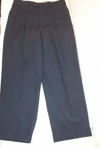 Pants Slacks Trousers Pleat Size 