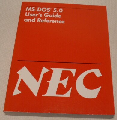 NEC MS-DOS 5.0 Benutzerhandbuch und Referenz 1991