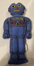 Spitfire Girl Blue Robot Doll 15" Height. Ages 3 Years 100 Cotton. Preowned.