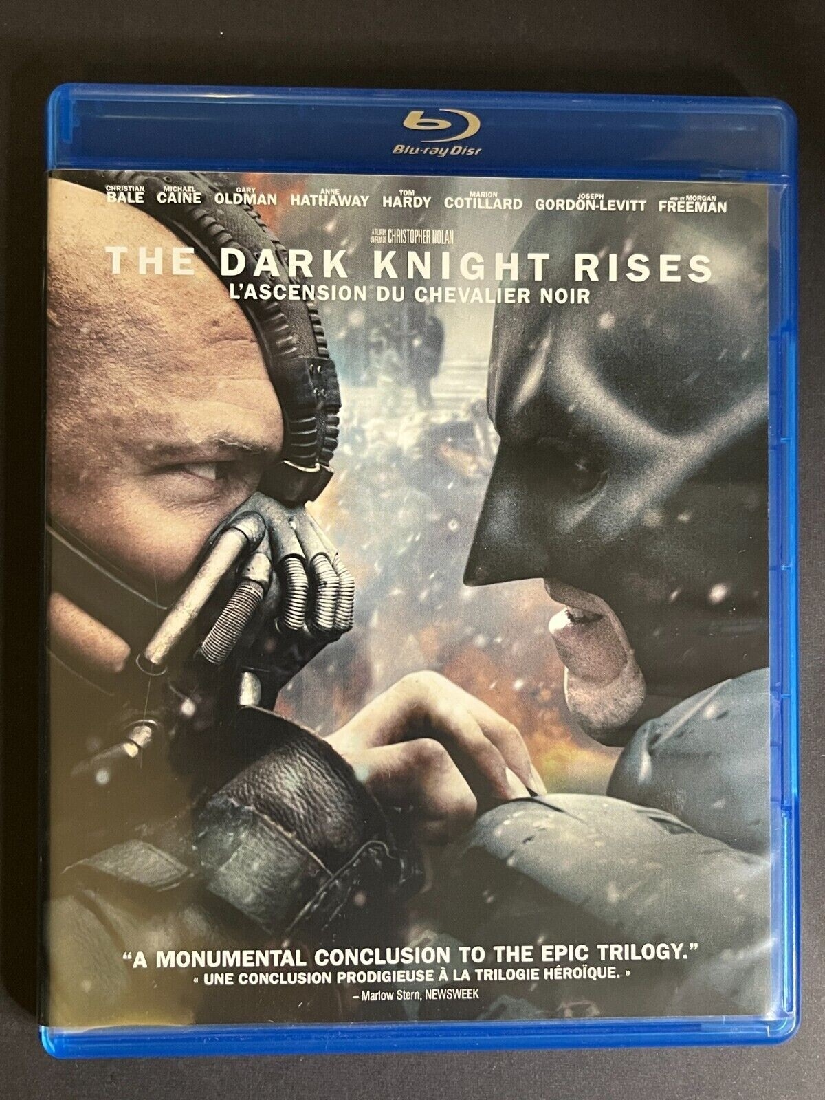 The Dark Knight Rises 2012 Blu-ray & DVD - Christian Bale Batman Film