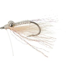 3pk Umpqua Crazy Charlie Bonefish Fly Tan Size 4 Weed Guard Calf Tail Beadchain