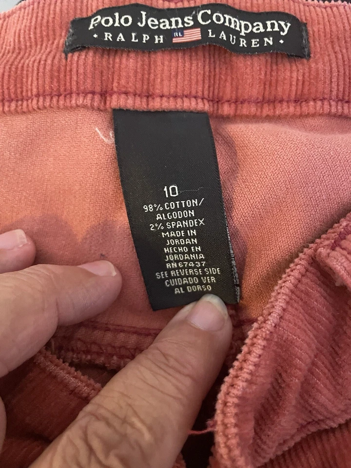 Polo Jeans Company By Ralph Lauren Women’s Size 10 Pants Pinkish 686 - Image 3 of 4
