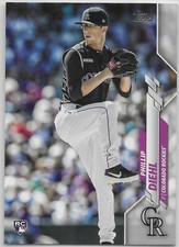 2020 Topps Update #U-16 Phillip Diehl RC Colorado Rockies