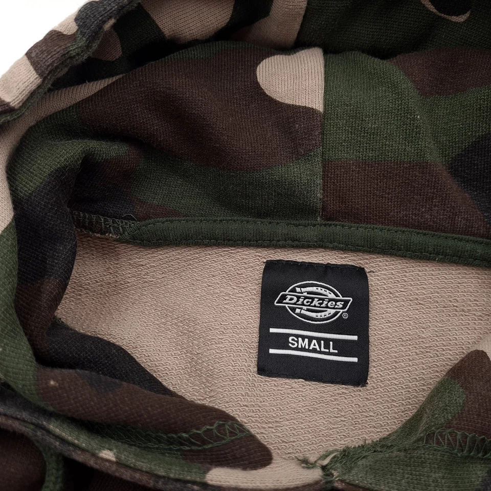 Dickies Hoodie Vintage à Capuche Sweat Pull Camouflage WK8 Taille S - Photo 4/4
