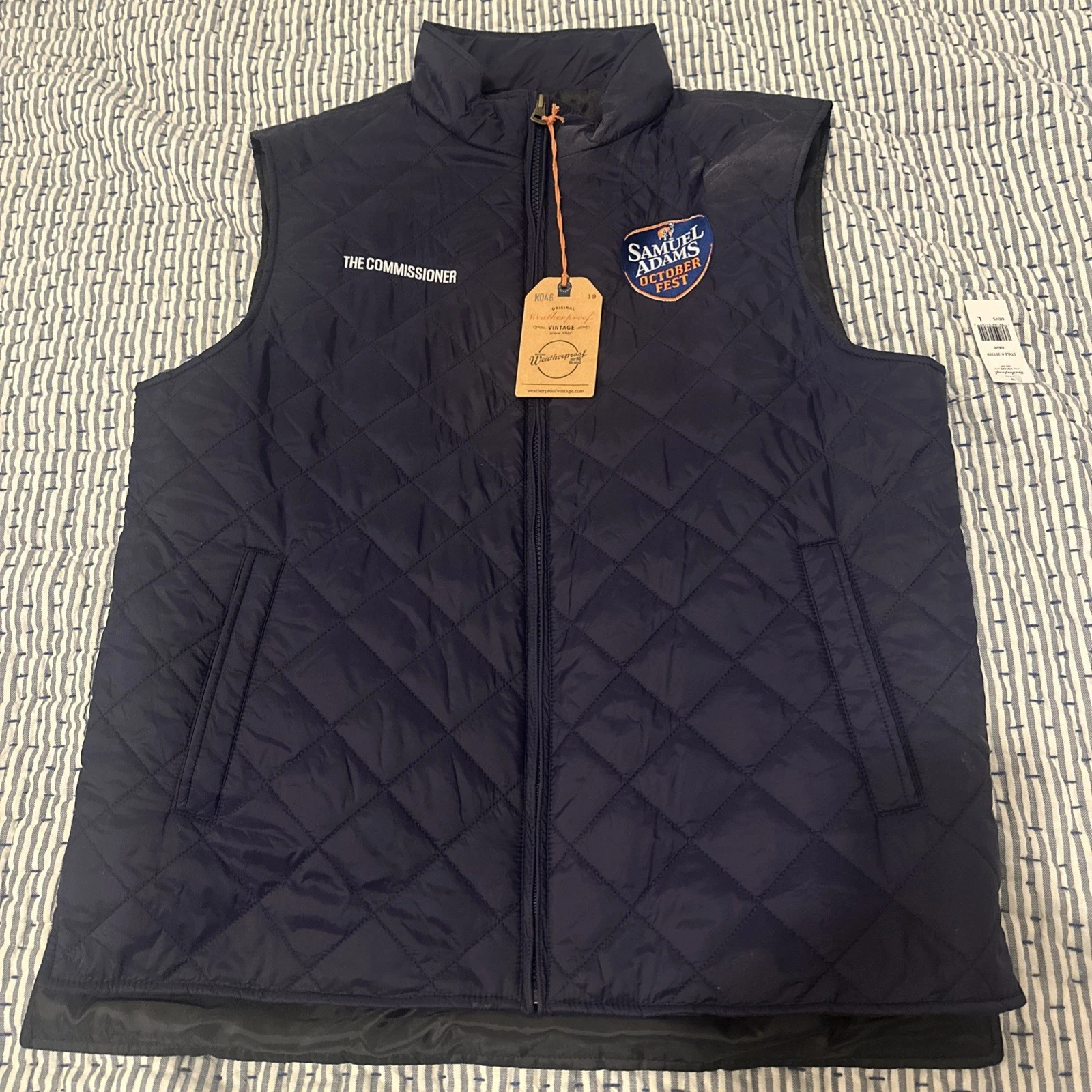 Weatherproof Mens Sam Adam Octoberfest Diamond Quilted Vest - 207359