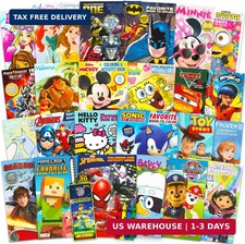 24 Bulk Coloring Books for Kids Ages 4-8 Bundle