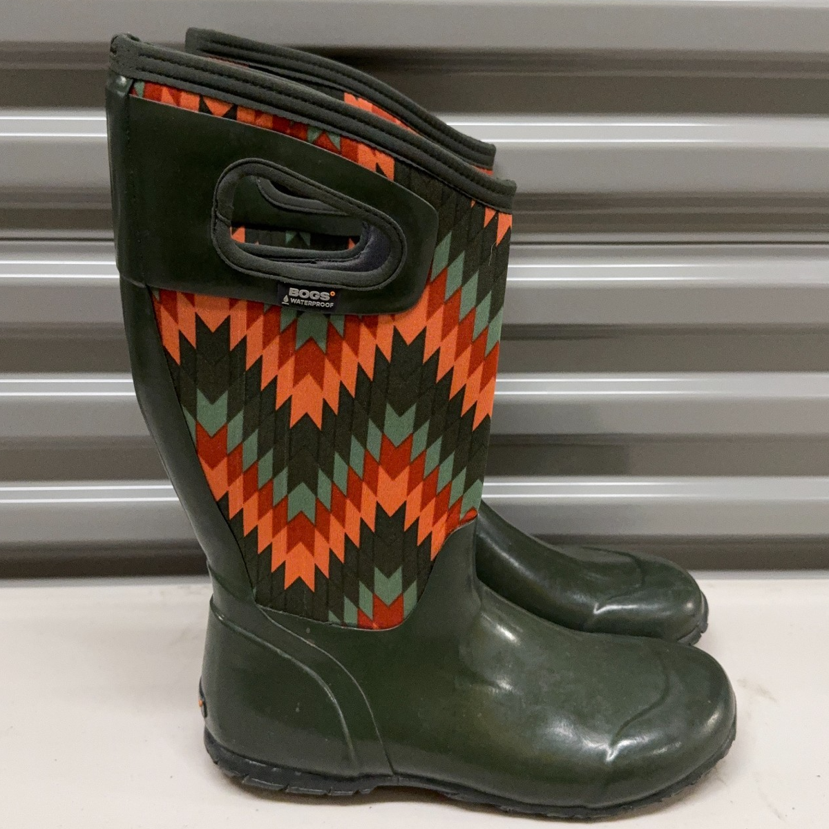 Bogs Snow Boots Womens Size 11 Geometric Winter Hampton Native