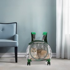 Pet Travel Carrier with Ventilation Holes Pet Trolley Case Cat Dog Carrier