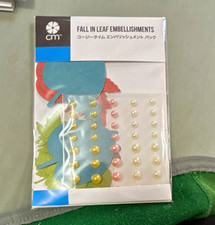 Creative Memories Fall In Leaf Embellishments Pack, Fall Leaves, Multicolor