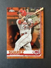 Eugenio Suarez Orange Wave Refractor /25 - 2019 Topps Chrome Cincinnati Reds