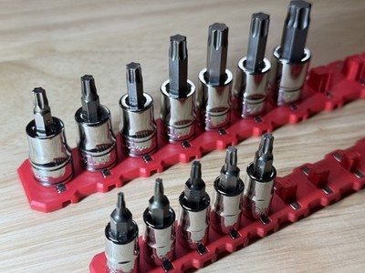 Snap-On Tools 212EFTXY Combination Drive Torx Bit Socket Set T8-T25, T27-T55 T47