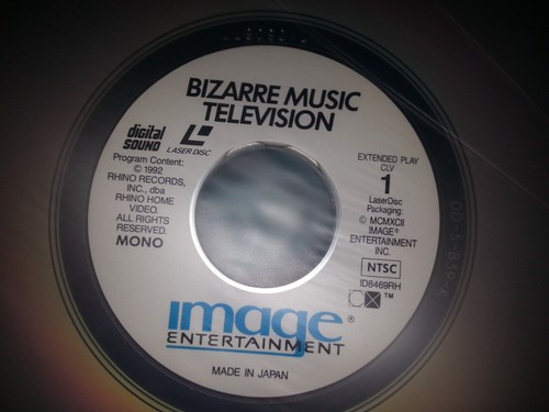 Bizarre Music Television (1992 Rhino Home Video) Laserdisc - Picture 3 of 3